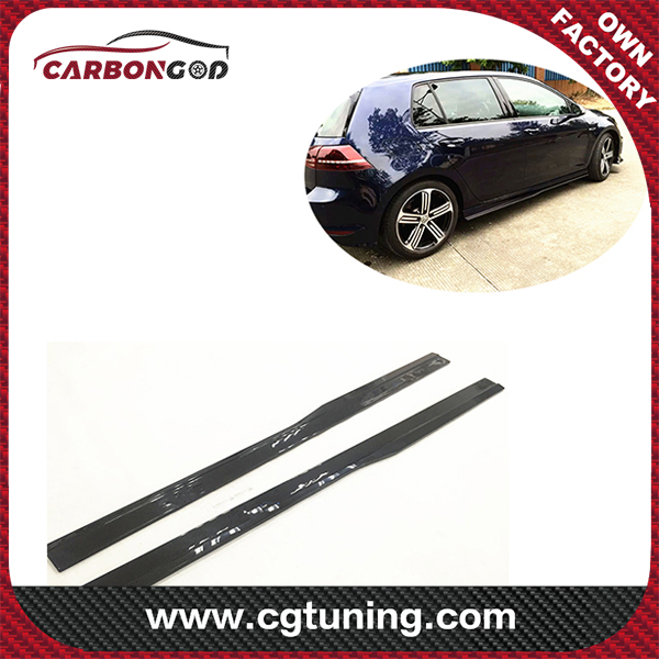RZA Style Carbon Fiber Side Skirts voor VW GOLF MK7R