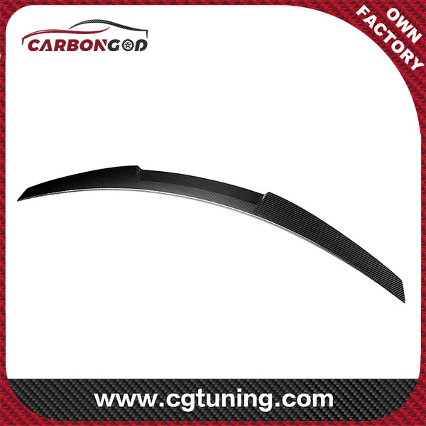 BMW 3 Series E93 M3 2-door Coupe Convertible 2006-2013 M4 Style Dry Carbon Fibre Trunk Spoiler wing සඳහා