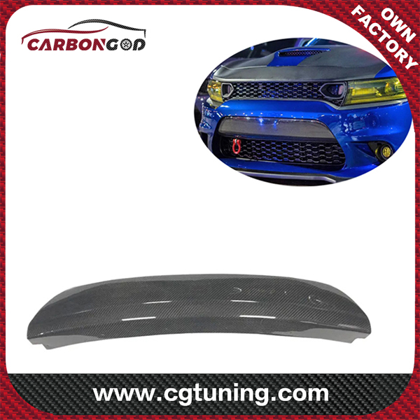 Подходит для Dodge Charger Hellcat/SRT 2015-2019 Передний бампер Накладка из углеродного волокна Нос