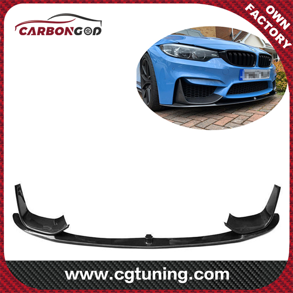 2015-19 F80 M3 MP styl Carbon Fiber Front Bumper Kin Lip mei splitter Foar BMW F80 M3 F82 F83 M4