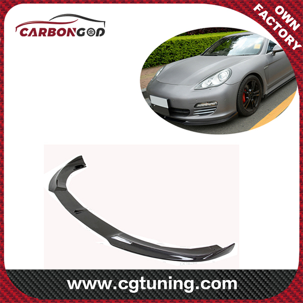 Für 2011-13 D Style Carbon Fiber Front Bumper Lip Für Porsche Panamera 970,1