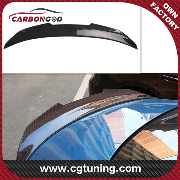 Carbon Fiber Rear Trunk Boot Spoiler Lip para sa BMW 4 Coupe 2 Door Wing 2014-2018 PSM Style F32 F82 Car Carbon Fiber Spoiler