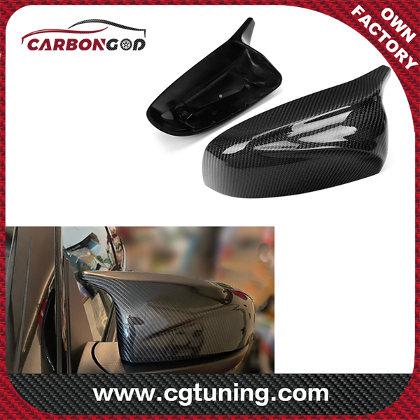 E70 TOP PU Protect Carbon Mirror Cover Ferfanging M Look Style Fitment Side Mirror Cover foar BMW E70 X5 E71 X6 2007-2013