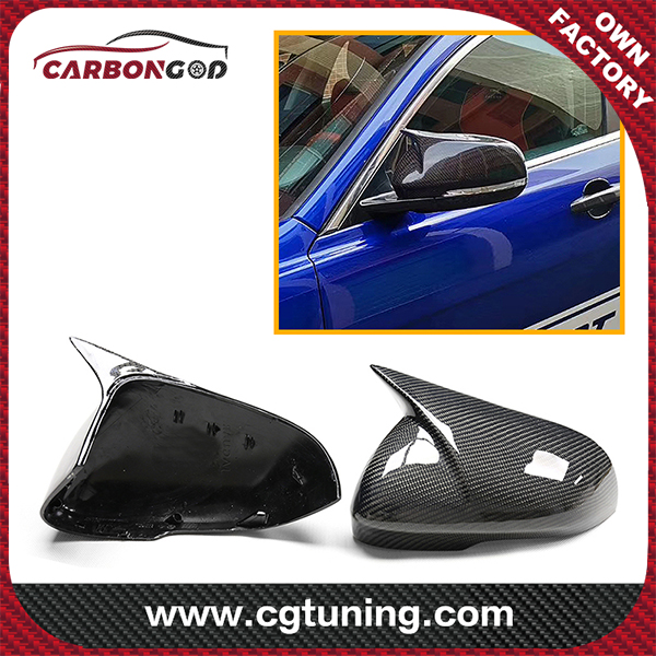 Carbon Mirror Covers untuk Jaguar XF-type Coupe 2009+ cover spion samping