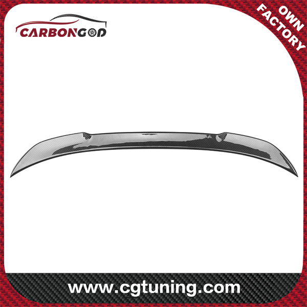 Dry Carbon Fiber Rear Trunk Spoiler bakeng sa BMW 3 Series F30 CS style 2012 - 2019, Great Fitment