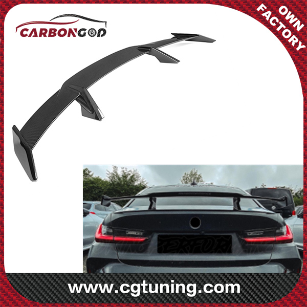 Carbon Fiber Dry For BMW 2-door MP Style Rear Spoiler 2021+ ngwa ụgbọ ala 4-ụzọ M3 G80 / M4 G82 G83 Rear Spoiler Wings