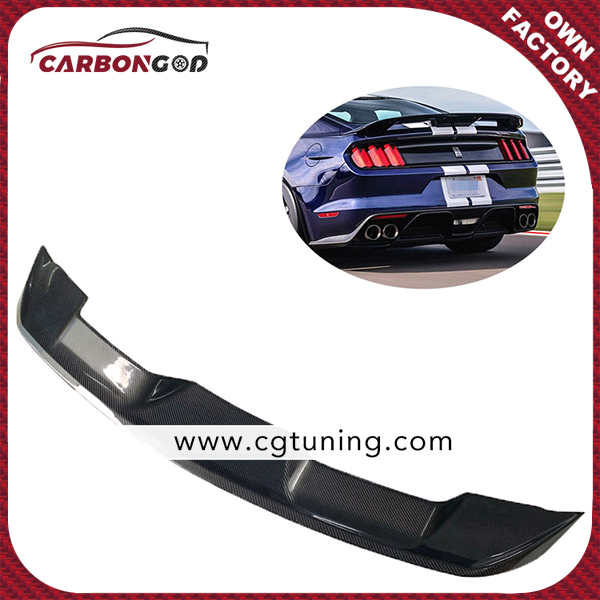 FORD Mustang အတွက် 2019 Mustang GT350 နောက်ဘက် Spoiler ပြိုင်ကား Carbon Fiber တောင်ပံ