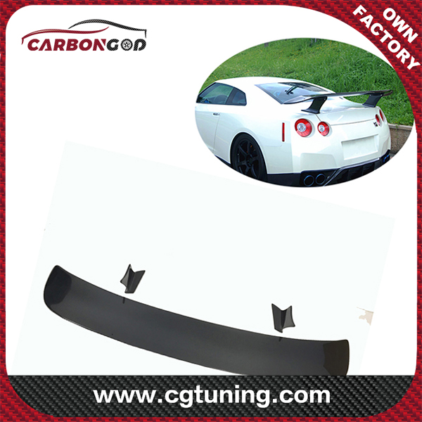 08-15 GTR R35 Rear Spoiler GT Wing ESP-Style baskê paşîn spoiler fîber karbonê ji bo Nissan GTR R35