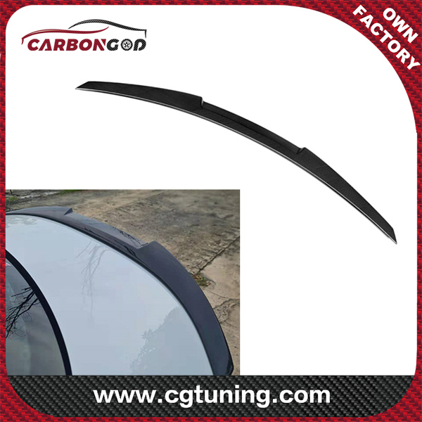 Autoclave Real Dry Carbon Trunk Spoiler CF Deck Wing Spoiler para sa BMW F44 2 Series 4 Door M4 Style Gran Coupe 2020+