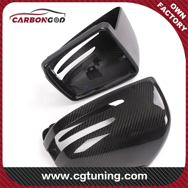 G Class W463 /GL X166/GLE/M Class Dry full Carbon Fiber Mirror Caps Replacement for Mercedes 2013-2016