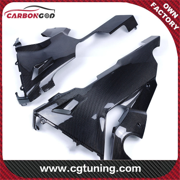 Carenagens laterais inferiores da barriga da Honda CBR1000RR de fibra de carbono