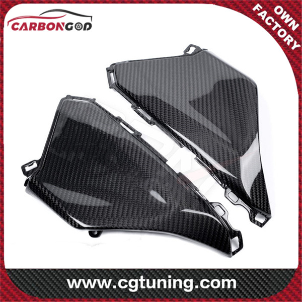 Carbon Fiber Hasdas CBR1000RR Tank Sab Hauv Lub Cev Grip Panels