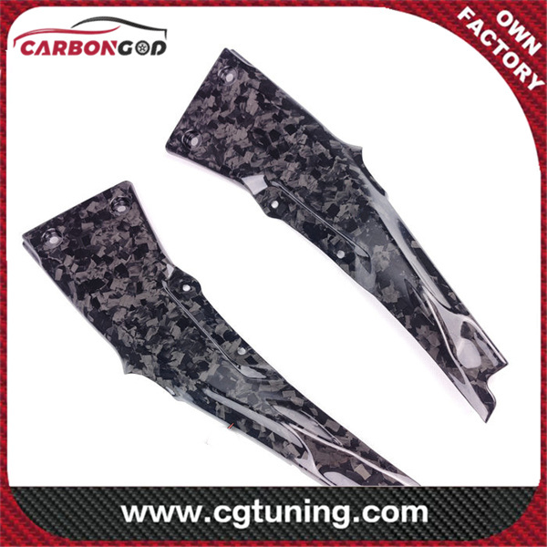 Protetores de capas de subquadro de fibra de carbono Kawasaki ZX-10R 2011+
