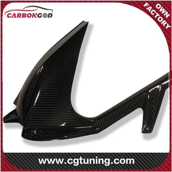 CARBON FIBER REAR HUGGER WITH CHAINGUARD (NTLE ABS) – BMW S 1000 RR STOCKSPORT/RACING (2010-NOW)