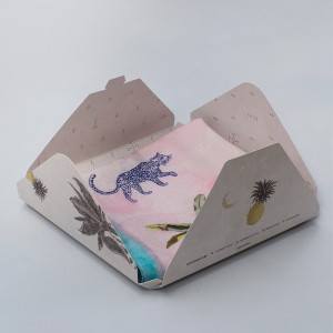 Small Foldable Scarf Packaging Ornament Silk Box
