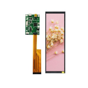 7.84 inch 480*1280 resolution MIPI interface stretch bar tft lcd with driver board