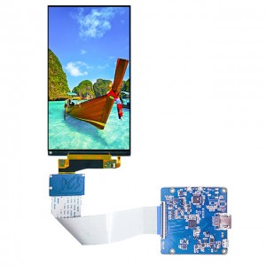 5.5 អ៊ីញ 2160 × 3840 ដំណោះស្រាយ R63455 កម្មវិធីបញ្ជា IC MIPI ចំណុចប្រទាក់ IPS 4k LCD សម្រាប់ឧបករណ៍វេជ្ជសាស្ត្រមានក្នុងស្តុក