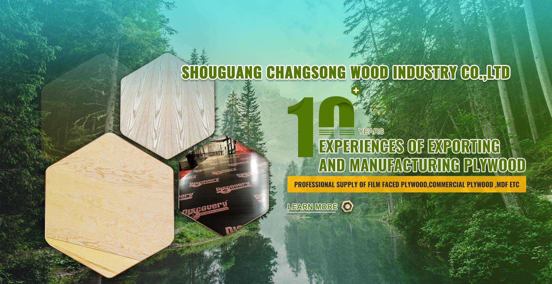 10 years experiences of exporting and manufacturing plywood 