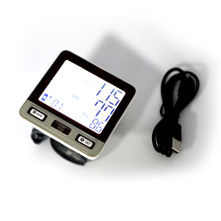 2021 New Design 24 Hour Portable Electronic Automatic Smart Watch Digital Wrist Blood Pressure Monitors