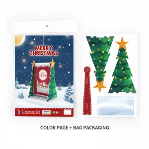 3Д монтажне слагалице најпродаванији оквир за божићну тему ЗЦ-Ц013