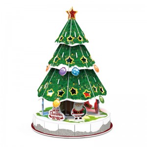 3D Assembly Christmas tree Paso ma le moli emoemo ZC-C006