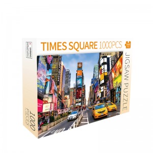 Сямейная гульня-пазл Times Square на 1000 частак для дарослых ZC-75001