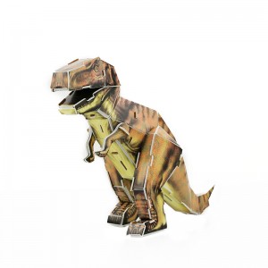 5 ontwerpe dinosourusse DIY 3D-legkaartstel Modelstel Speelgoed vir Kinders ZCB468-7