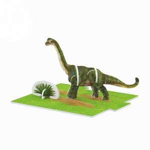 12 soorten kinderen Dinosaur World 3D-puzzelspellen Verzamelbaar puzzelspeelgoed ZC-A006