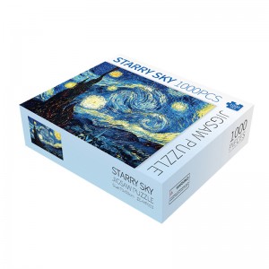 घाऊक The Starry Night Artwork 1000 Pice Jigsaw Puzzle Game ZC-70001