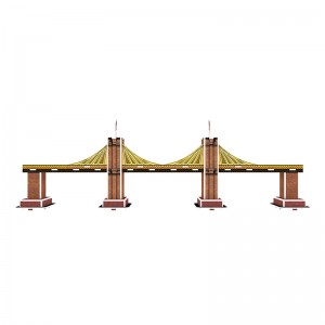 Brooklyn Köprüsü kağıt modeli, 3 boyutlu bulmacalar tasarlar ZC-B003
