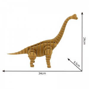 Ev Masaüstü Dekorasiyası üçün Brachiosaurus 3D Puzzle Kağız Modeli CD424