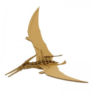 Pterosaur 3D თავსატეხი ქაღალდის მოდელი სახლის დესკტოპის დეკორაციისთვის CS172