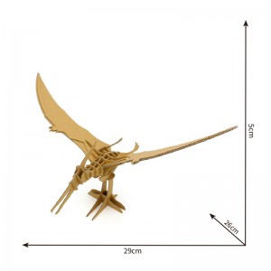 Pterosaur 3D Puzzle Paper Model Para sa Dekorasyon na Desktop ng Bahay CS172