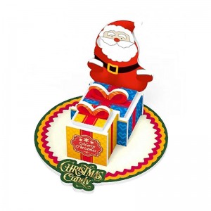 3D アセンブリ小さなクリスマスの装飾パズル子供のための食品パッケージ無料ギフト ZC-C020