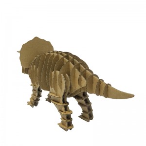 Triceratops Dinosaur Diy Assemble Puzzle Mainan Pendidikan CC142