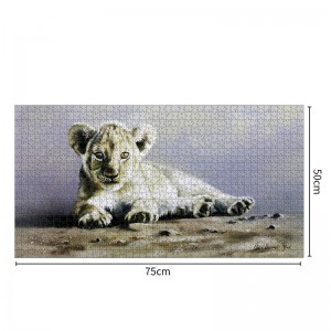 Onyinye lionet omenala zuru oke maka Adul 1000 Pieces decompression paper Jigsaw Puzzle ZC-JS002