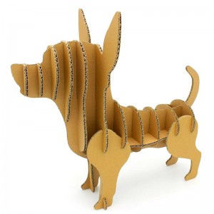 Rompecabezas 3D con forma de cachorro de chihuahua de diseño único CC421