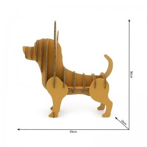 ユニークなデザインの子犬チワワの形をした 3D パズル CC421