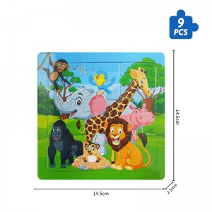 9 db Környezetbarát tinta sorszámmal a hátsó tálcán Kirakós játékok gyerekeknek ZC-14001