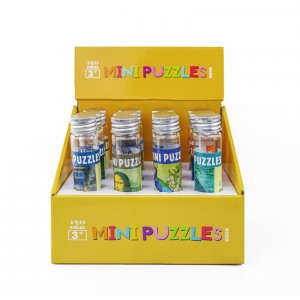 150 Buah Portabel Tabung Botol Kemasan Jigsaw Puzzle 12 Set ZC-JS001