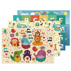 48 stuks Eco-vriendelijke inkt supergrote legpuzzels voor kinderen ZC-9200