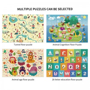 48 stuks Eco-vriendelijke inkt supergrote legpuzzels voor kinderen ZC-9200