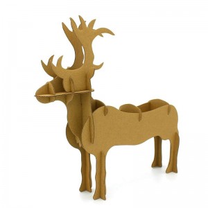 Natatanging Disenyong reindeer Shaped Pen holder 3D Puzzle CC131