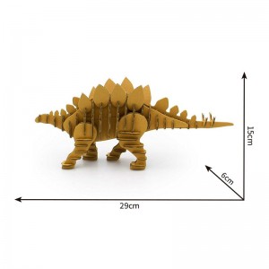 Sêwirana bêhempa stegosaurus Shaped 3D Puzzle CC423