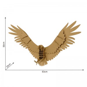 The Flying Eagle 3D kartoizko puzzle horma dekorazioa CS176