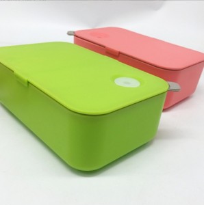 Charmlite daily necessities can be customized simple solid color plastic lunch box divider bento box office students  