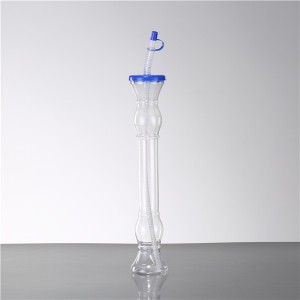 Charmlite Shatterproof Plastic Yard Cup With Straw – 16 oz / 450ml