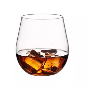 Charmlite BPA-free Recyclable Whiskey Glass Plastic Beer Tumbler Wine Glass – 18 oz Featured Image