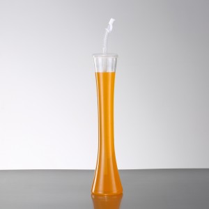 Charmlite Promotion Plastic Yard Cup With Straw – 12 oz / 21 oz – 350 ml / 600 ml