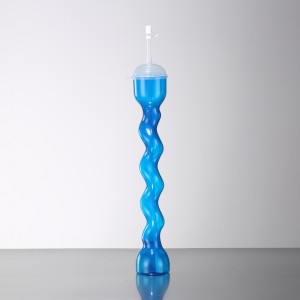 Charmlite Large Stylish Plastic Twist Slush Cup – 30 oz / 850 ml